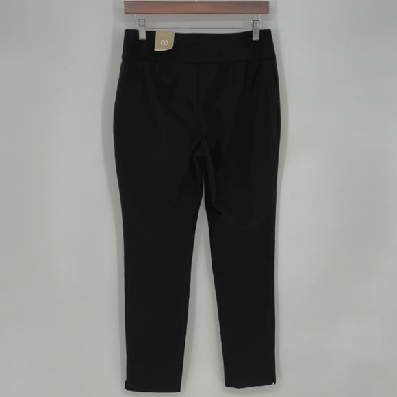 Chico's Women's Fabulously Slimming Pant Size 2 Short 00 Black Ankle Pull On Mid - Picture 3 of 13